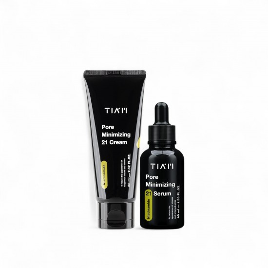 Tiam Pore Minimizing 21 Serum and cream
