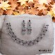 Diamond Cut Jewellery set (Necklace with Earrings) KB-AFEJ-111