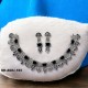 Diamond Cut Jewellery set (Necklace with Earrings) KB-AFEJ-103