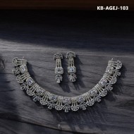 Diamond Cut Jewellery set KB-AGEJ-114